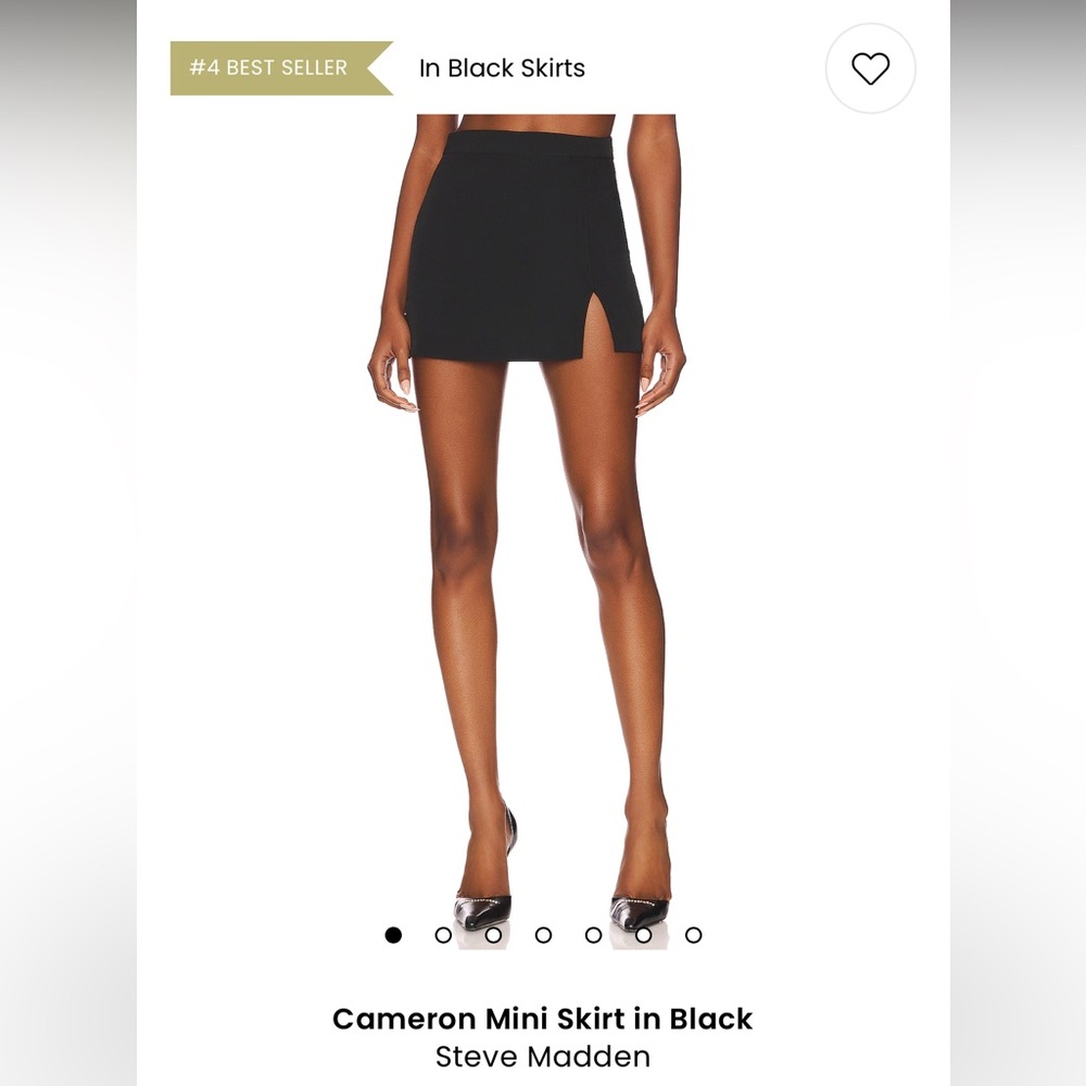 Black mini skirt - Steve Madden Cameron Black mini skirt